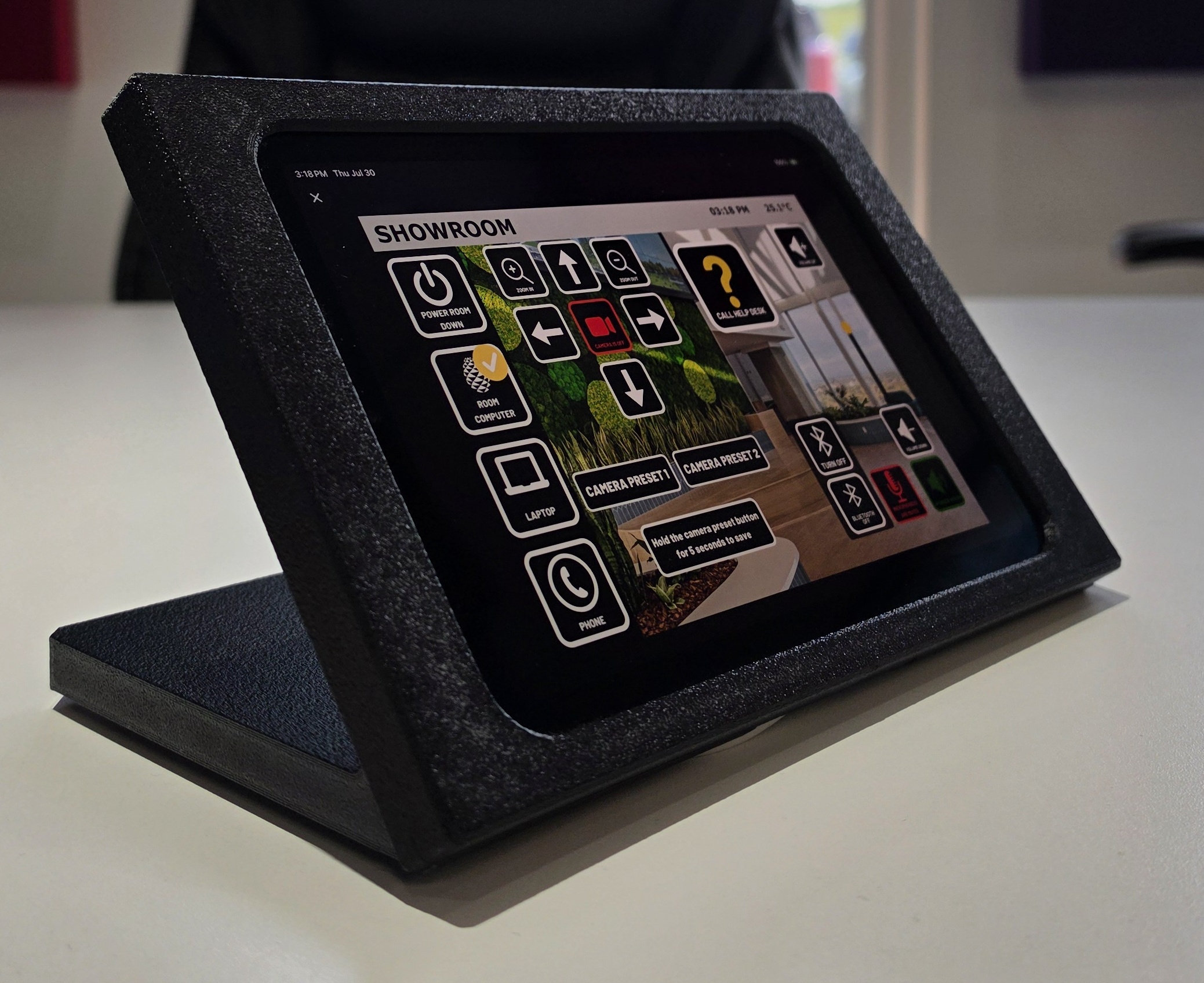 Black iPad Mini Table Stand