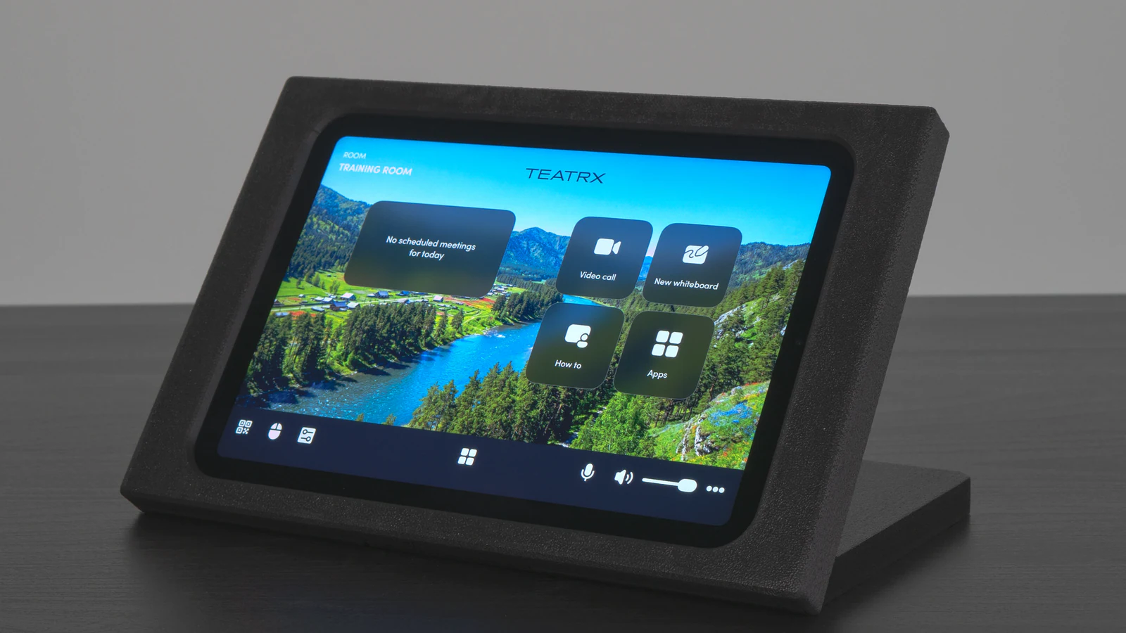 Black iPad Mini Table Stand