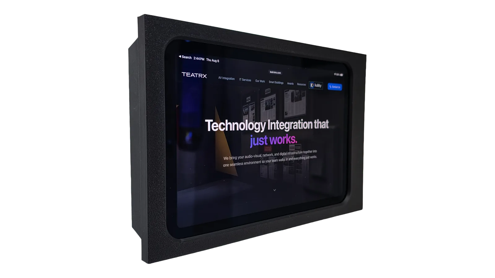 Charcoal iPad Mini Mullion Mount