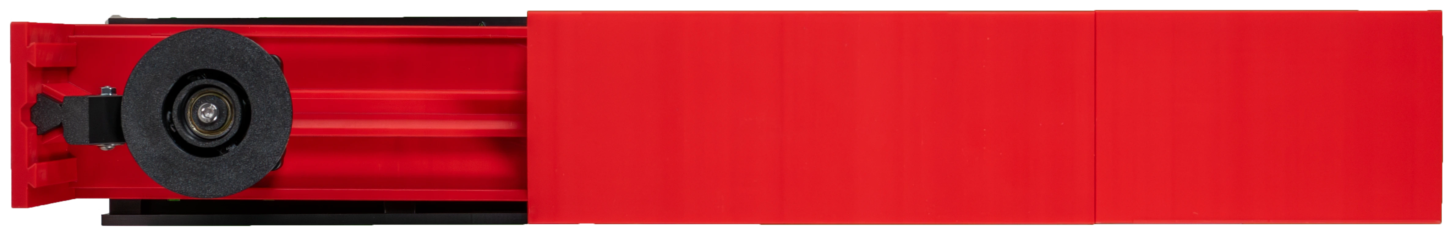 Red Horizontal Cable Retractor front view